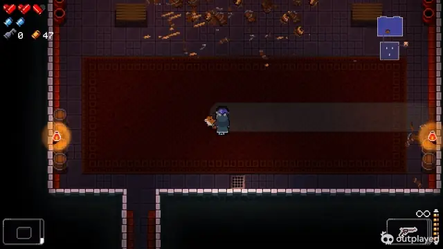 Extinguish the fireplace and activate the hidden switch