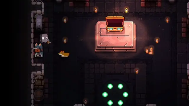 Brick of Cash effect: a small indicator appears beside secret room entrances